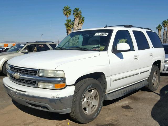 1GNEC13T64R205341 - 2004 CHEVROLET TAHOE C150 WHITE photo 2