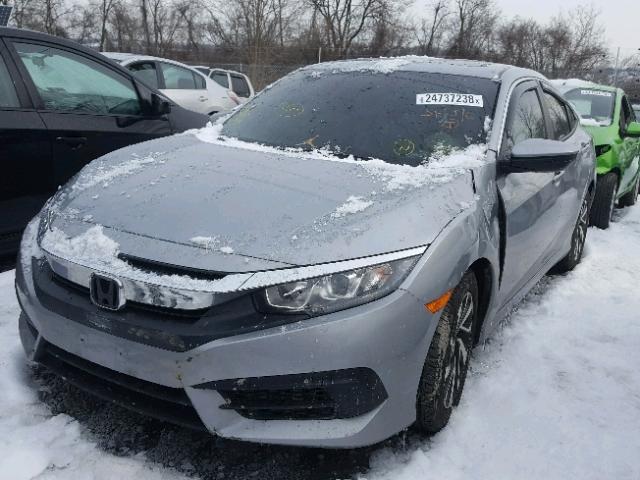 2HGFC2F77GH570666 - 2016 HONDA CIVIC EX ნაცრისფერი ფოტო 2