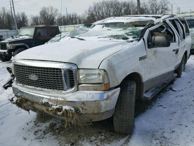 1FMNU40S22EA47678 - 2002 FORD EXCURSION WHITE photo 2