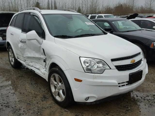 3GNAL3EK2ES623652 - 2014 CHEVROLET CAPTIVA LT WHITE photo 1