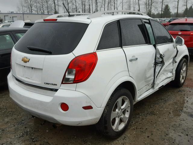 3GNAL3EK2ES623652 - 2014 CHEVROLET CAPTIVA LT WHITE photo 4