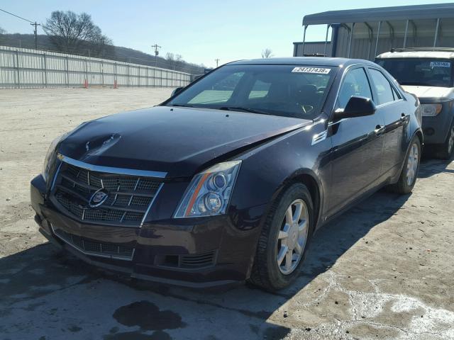 1G6DM577880117362 - 2008 CADILLAC CTS PURPLE photo 2