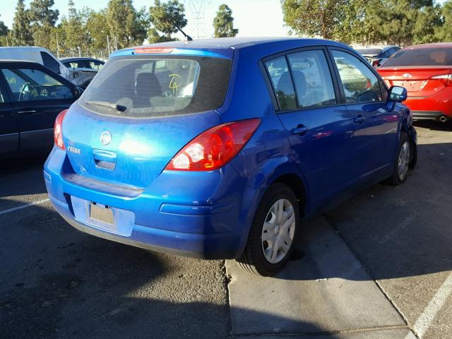 3N1BC1CP8BL435078 - 2011 NISSAN VERSA S BLUE photo 4