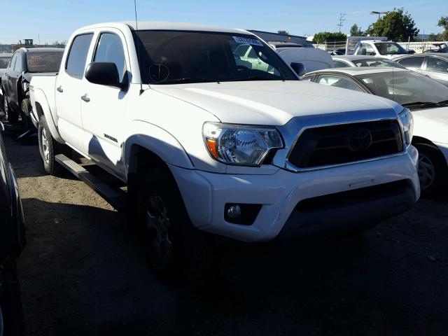 3TMLU4EN0EM135562 - 2014 TOYOTA TACOMA DOU WHITE photo 1