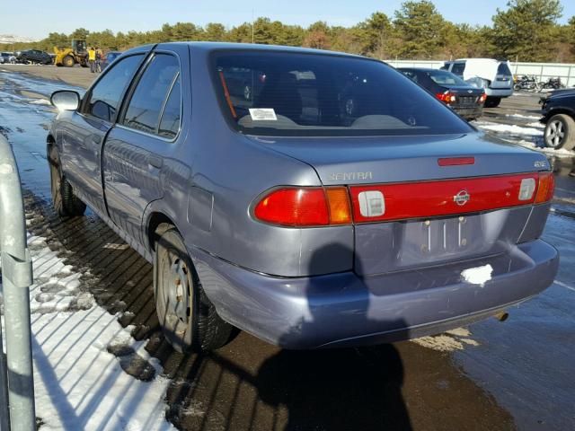 1N4AB41D2WC758782 - 1998 NISSAN SENTRA E BLUE photo 3