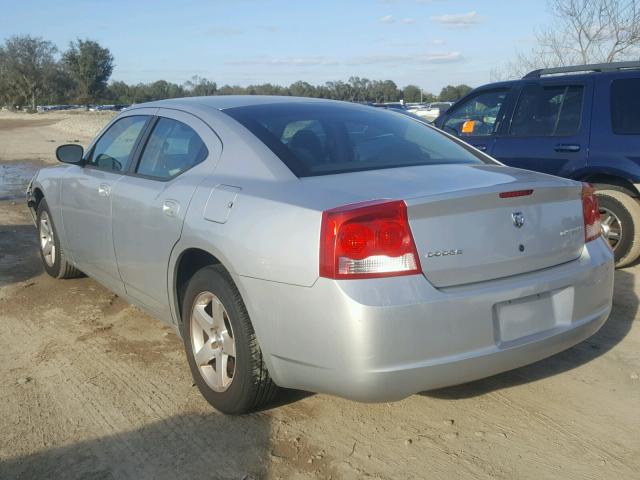 2B3KA43D59H518904 - 2009 DODGE CHARGER SILVER photo 3