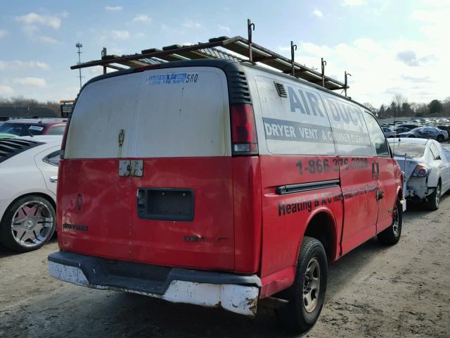 1GCFG25WX11108457 - 2001 CHEVROLET EXPRESS G2 TWO TONE photo 4