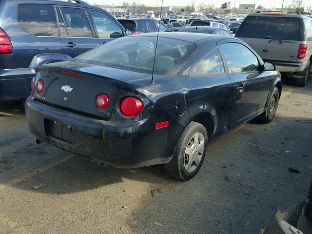 1G1AK15F277200454 - 2007 CHEVROLET COBALT LS BLACK photo 4