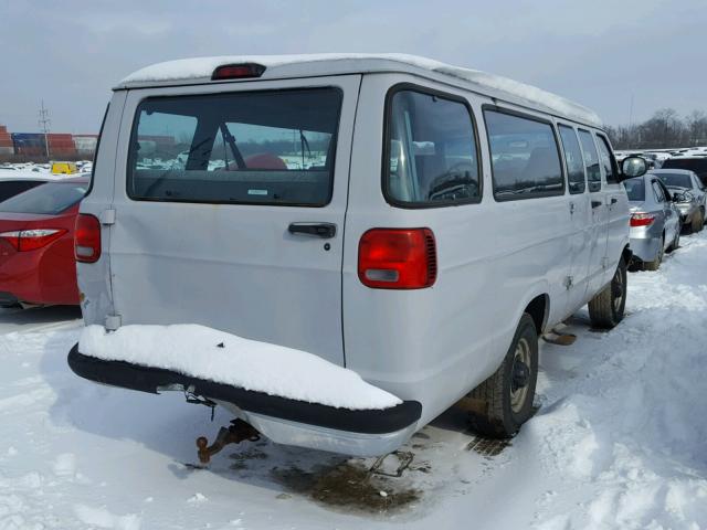 2B5WB35Z7YK160750 - 2000 DODGE RAM WAGON SILVER photo 4