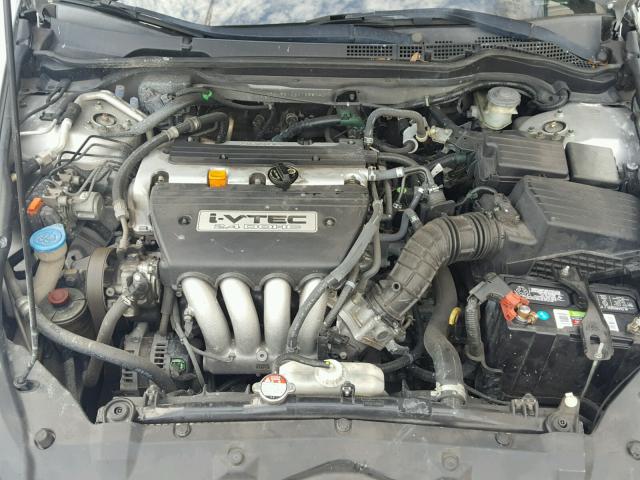 1HGCM56146A125814 - 2006 HONDA ACCORD VAL SILVER photo 7