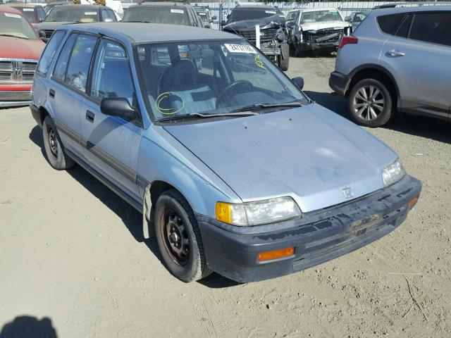 JHMEY3742JS001244 - 1988 HONDA CIVIC WAGO BLUE photo 1