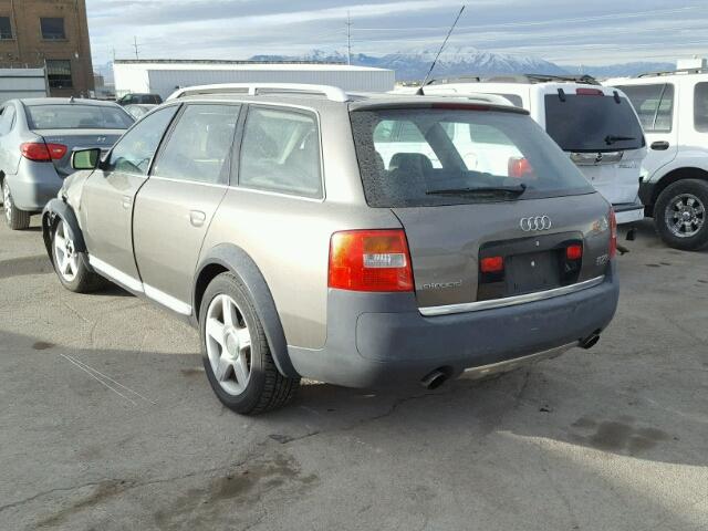 WA1YD64B52N118518 - 2002 AUDI ALLROAD BROWN photo 3