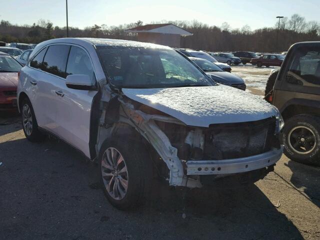 5FRYD4H41EB015586 - 2014 ACURA MDX TECHNO WHITE photo 1