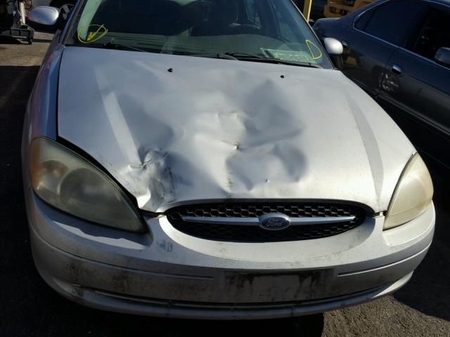 1FAFP53UX2A134146 - 2002 FORD TAURUS SE SILVER photo 10