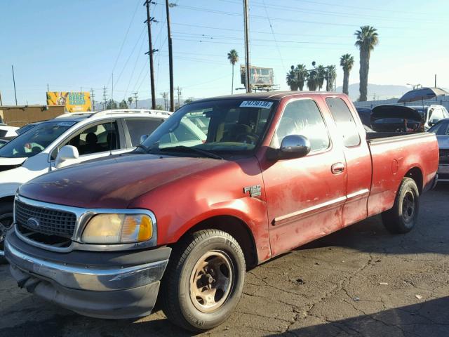 1FTRX17W92NA71707 - 2002 FORD F150 RED photo 2