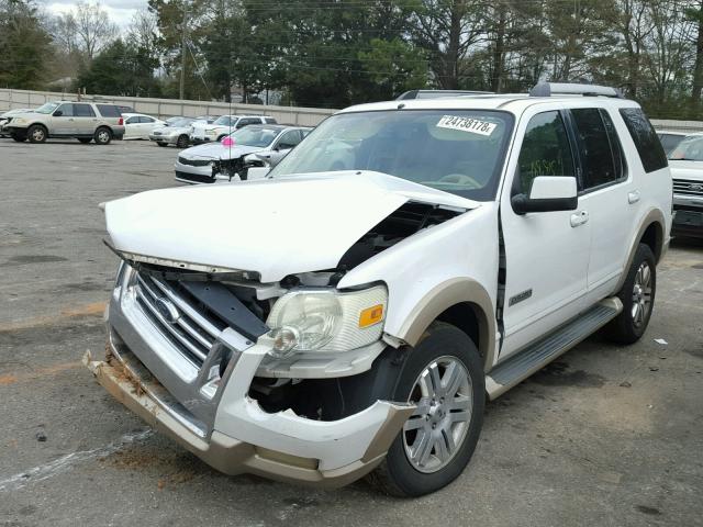 1FMEU74836ZA03087 - 2006 FORD EXPLORER E WHITE photo 2