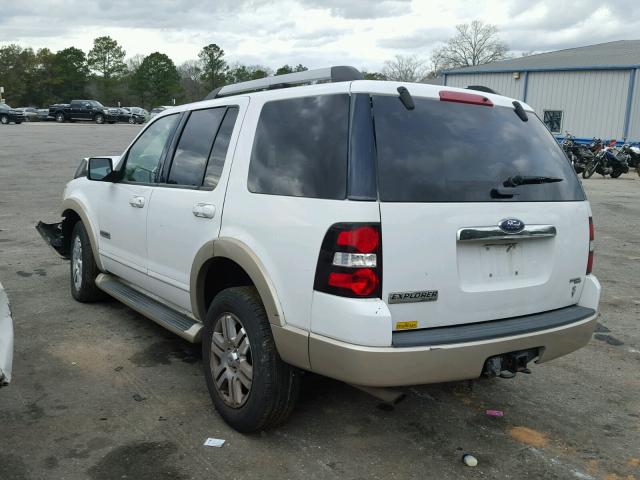 1FMEU74836ZA03087 - 2006 FORD EXPLORER E WHITE photo 3