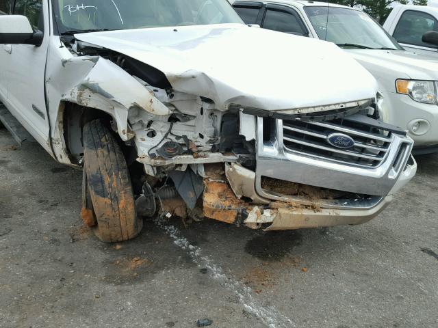 1FMEU74836ZA03087 - 2006 FORD EXPLORER E WHITE photo 9