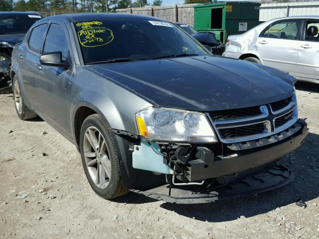 1C3CDZAG5DN572292 - 2013 DODGE AVENGER SE GRAY photo 1