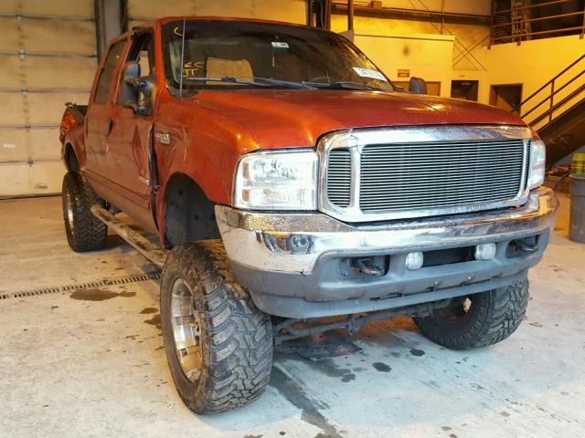 1FTSW31P33EB52821 - 2003 FORD F350 SRW S RED photo 1
