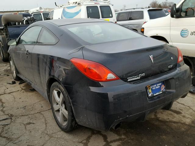 1G2ZH17N884122394 - 2008 PONTIAC G6 GT BLACK photo 3