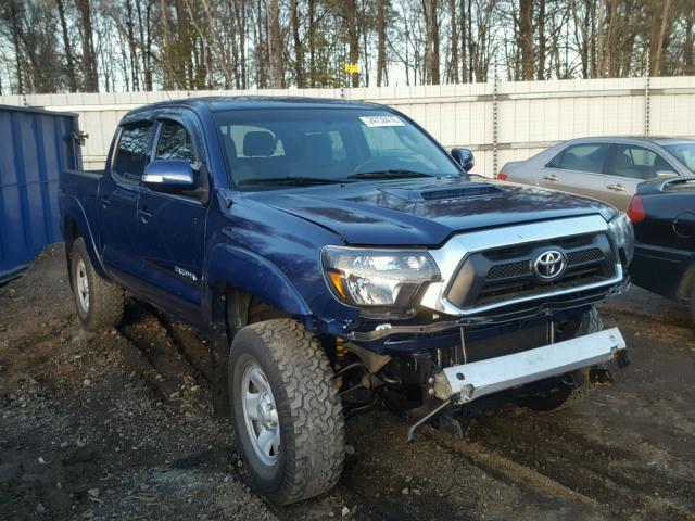 5TFLU4EN2FX120444 - 2015 TOYOTA TACOMA DOU BLUE photo 1