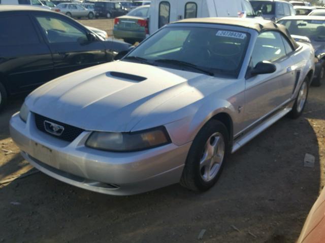 1FAFP44421F187126 - 2001 FORD MUSTANG SILVER photo 2