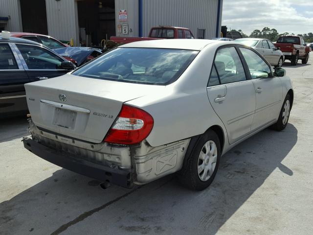 4T1BE32K83U222837 - 2003 TOYOTA CAMRY LE SILVER photo 4