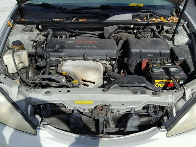 4T1BE32K83U222837 - 2003 TOYOTA CAMRY LE SILVER photo 7