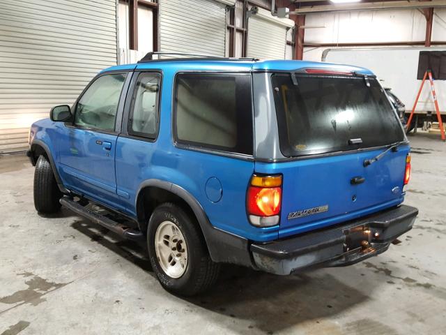 1FMCU24X4SUB26759 - 1995 FORD EXPLORER BLUE photo 3