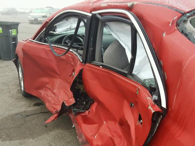 4T1BE46K99U269657 - 2009 TOYOTA CAMRY BASE RED photo 10