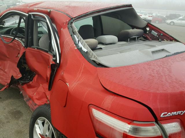 4T1BE46K99U269657 - 2009 TOYOTA CAMRY BASE RED photo 9