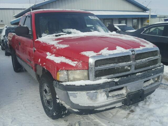 1B7HC13Z0WJ167696 - 1998 DODGE RAM 1500 RED photo 1