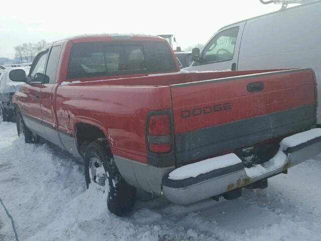 1B7HC13Z0WJ167696 - 1998 DODGE RAM 1500 RED photo 3