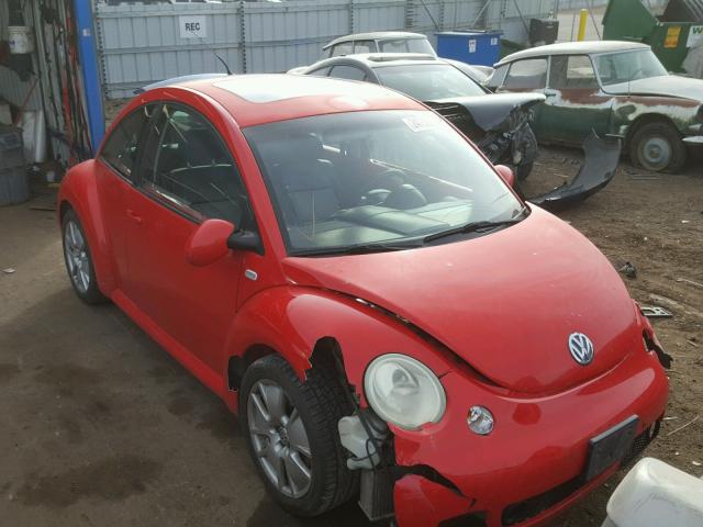 3VWFE21C13M415438 - 2003 VOLKSWAGEN NEW BEETLE RED photo 1