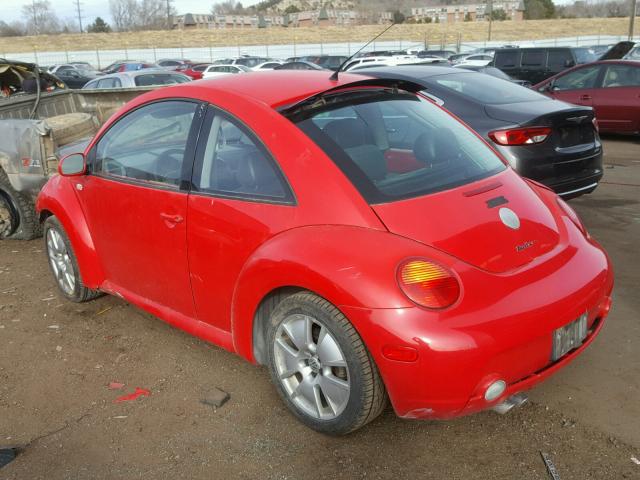 3VWFE21C13M415438 - 2003 VOLKSWAGEN NEW BEETLE RED photo 3