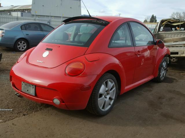 3VWFE21C13M415438 - 2003 VOLKSWAGEN NEW BEETLE RED photo 4