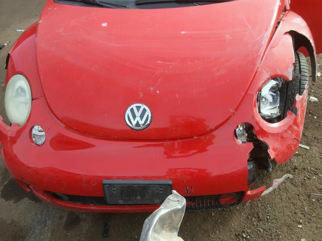 3VWFE21C13M415438 - 2003 VOLKSWAGEN NEW BEETLE RED photo 7