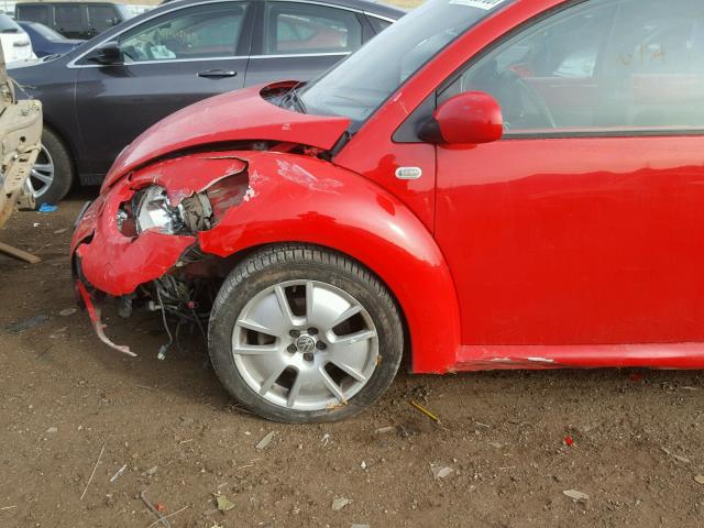 3VWFE21C13M415438 - 2003 VOLKSWAGEN NEW BEETLE RED photo 9