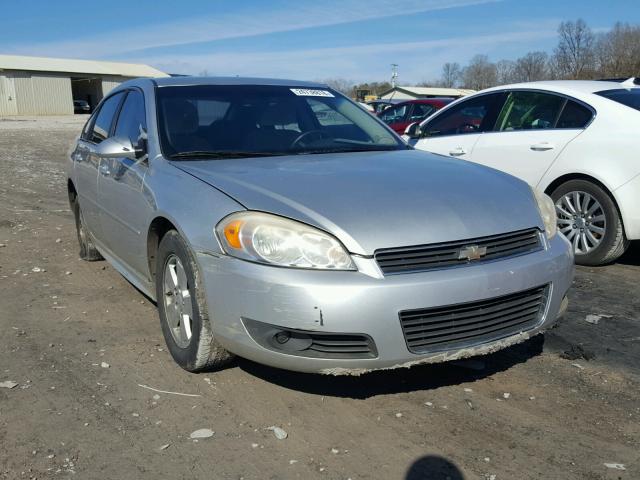 2G1WB5EK7A1156403 - 2010 CHEVROLET IMPALA LT SILVER photo 1