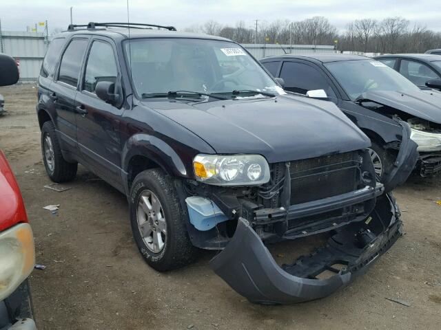 1FMYU93156KC12336 - 2006 FORD ESCAPE XLT BLACK photo 1