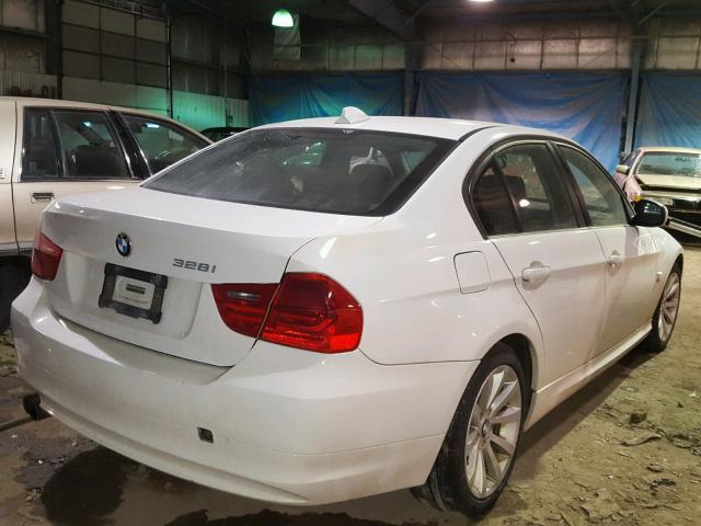 WBAPK7C5XBA821173 - 2011 BMW 328 XI WHITE photo 4