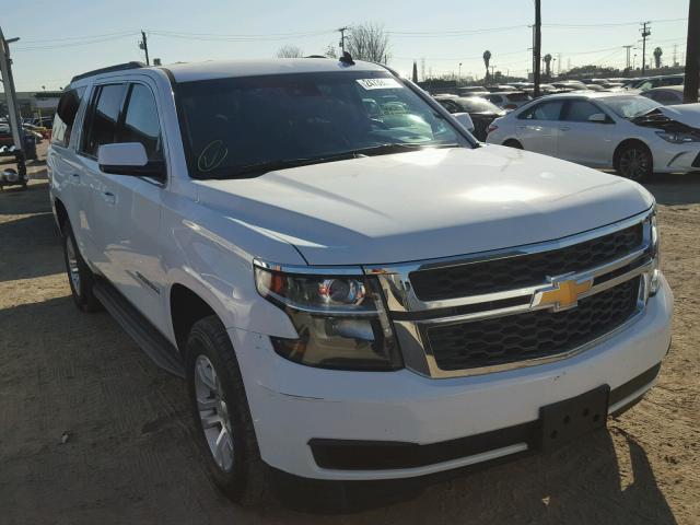 1GNSCHKC5FR243658 - 2015 CHEVROLET SUBURBAN C WHITE photo 1