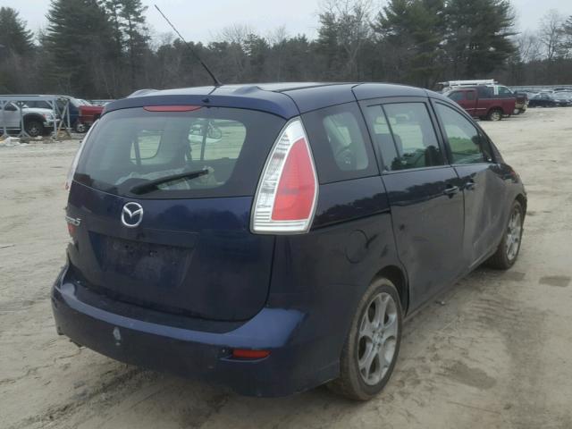 JM1CR2WL3A0383367 - 2010 MAZDA 5 BLUE photo 4