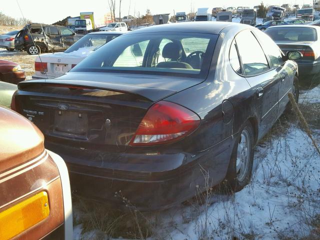 1FAFP53U55A227306 - 2005 FORD TAURUS SE BLACK photo 4