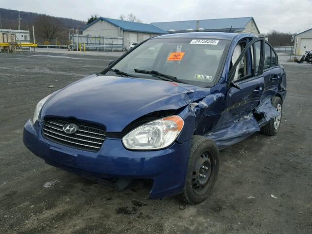 KMHCN4AC9AU452419 - 2010 HYUNDAI ACCENT GLS BLUE photo 2