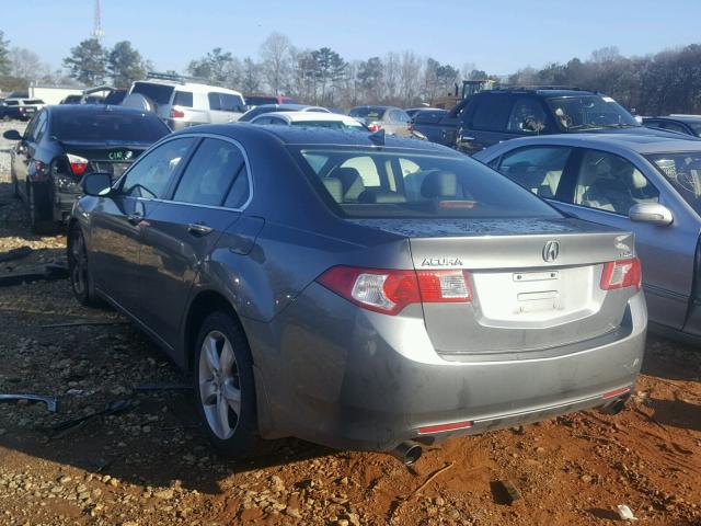 JH4CU2F65AC026536 - 2010 ACURA TSX GRAY photo 3