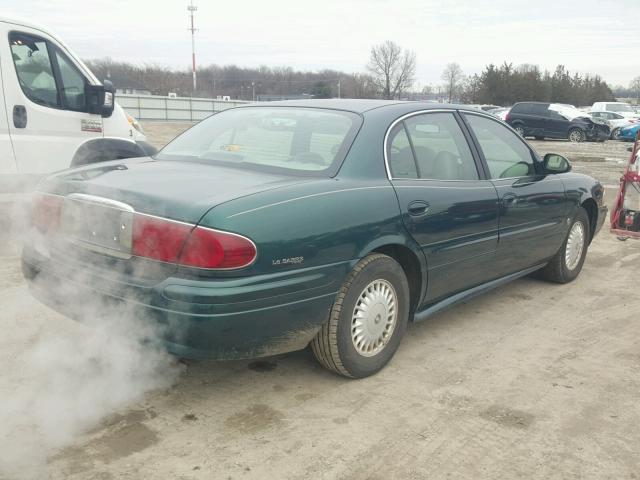 1G4HP54K0YU333581 - 2000 BUICK LESABRE CU GREEN photo 4