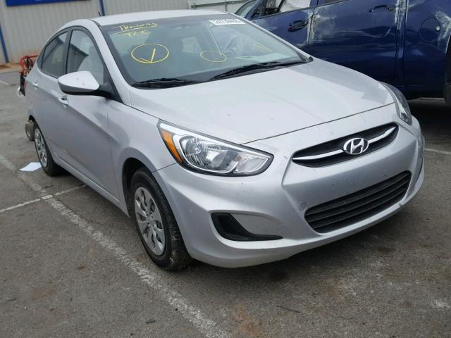 KMHCT4AE3GU110934 - 2016 HYUNDAI ACCENT SE SILVER photo 1