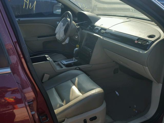 1MEFM42115G613172 - 2005 MERCURY MONTEGO PR 勃艮第红 照片 5